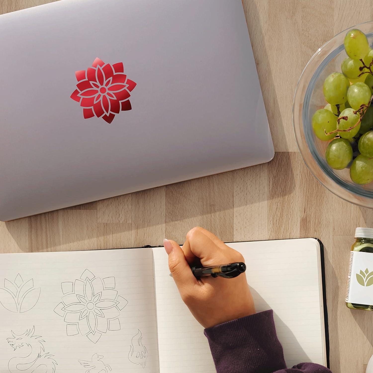 Vinilo Adhesivo Permanente VViViD DECO65 Rojo Cromo 2.13m x 0.30m