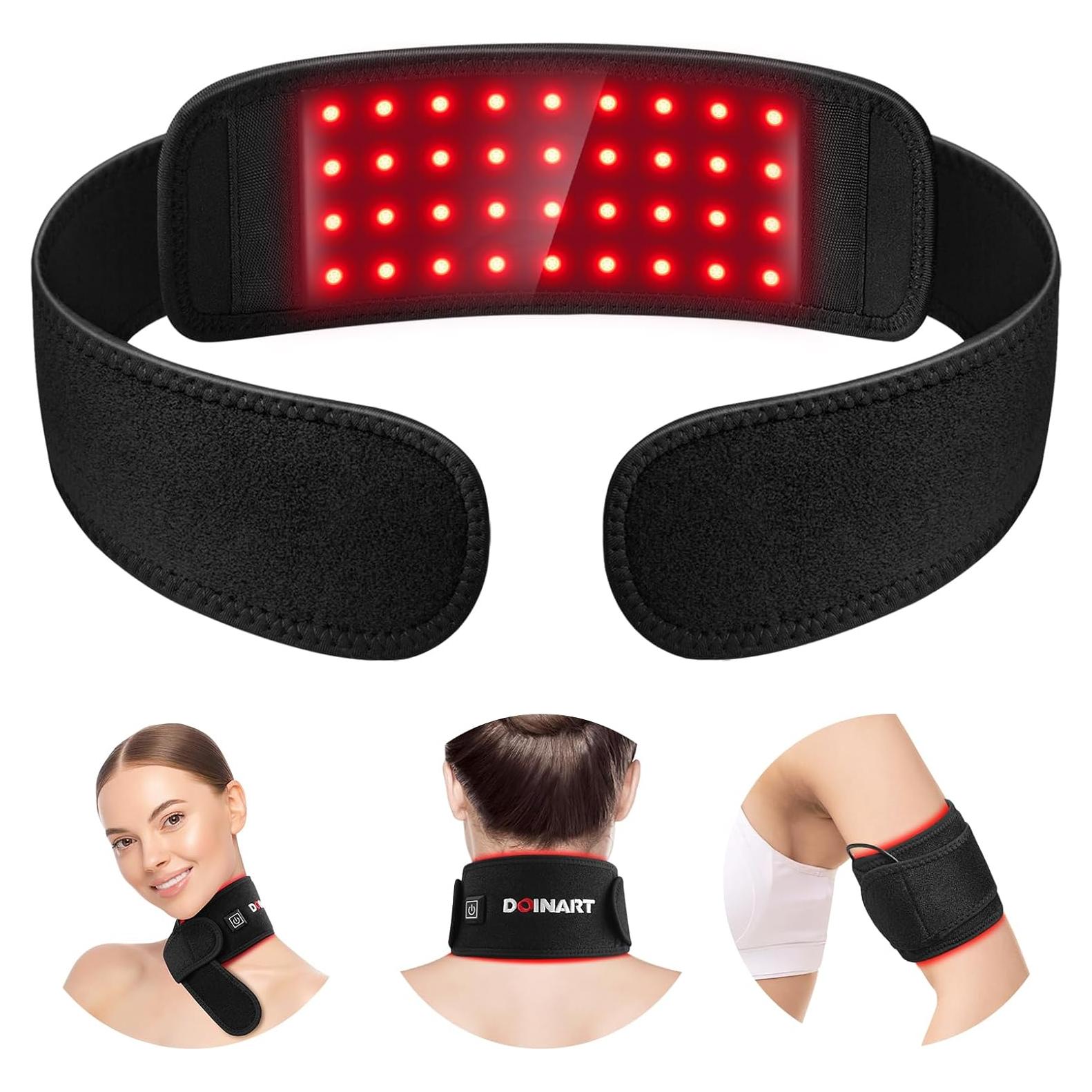 Cinturón de Terapia de Luz Roja Doinart para Cuello y Cara