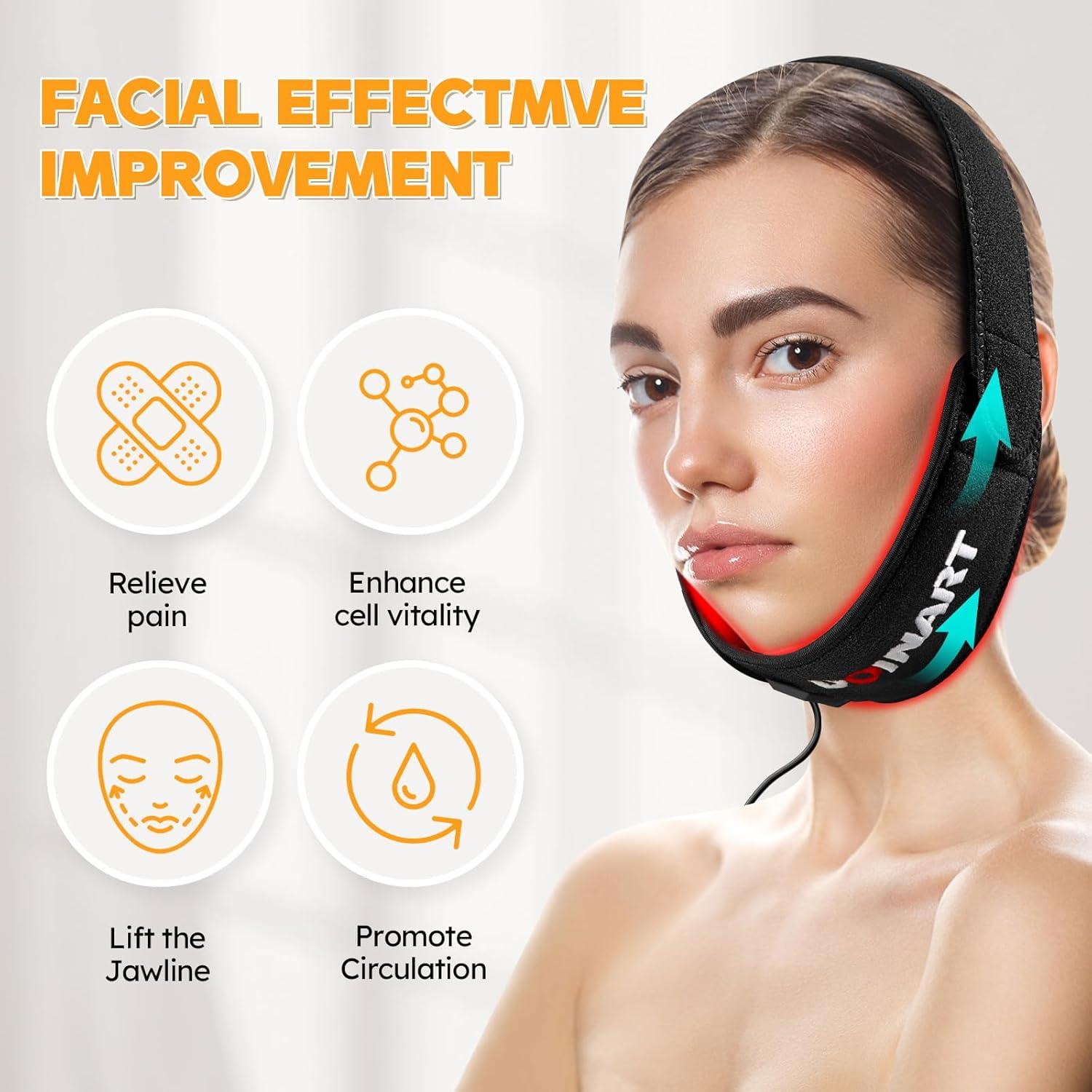 Cinturón de Terapia de Luz Roja Doinart para Cuello y Cara