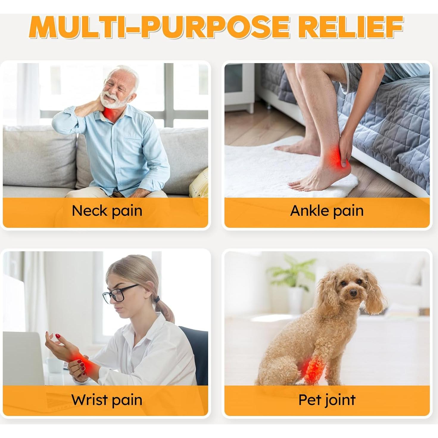 Cinturón de Terapia de Luz Roja Doinart para Cuello y Cara