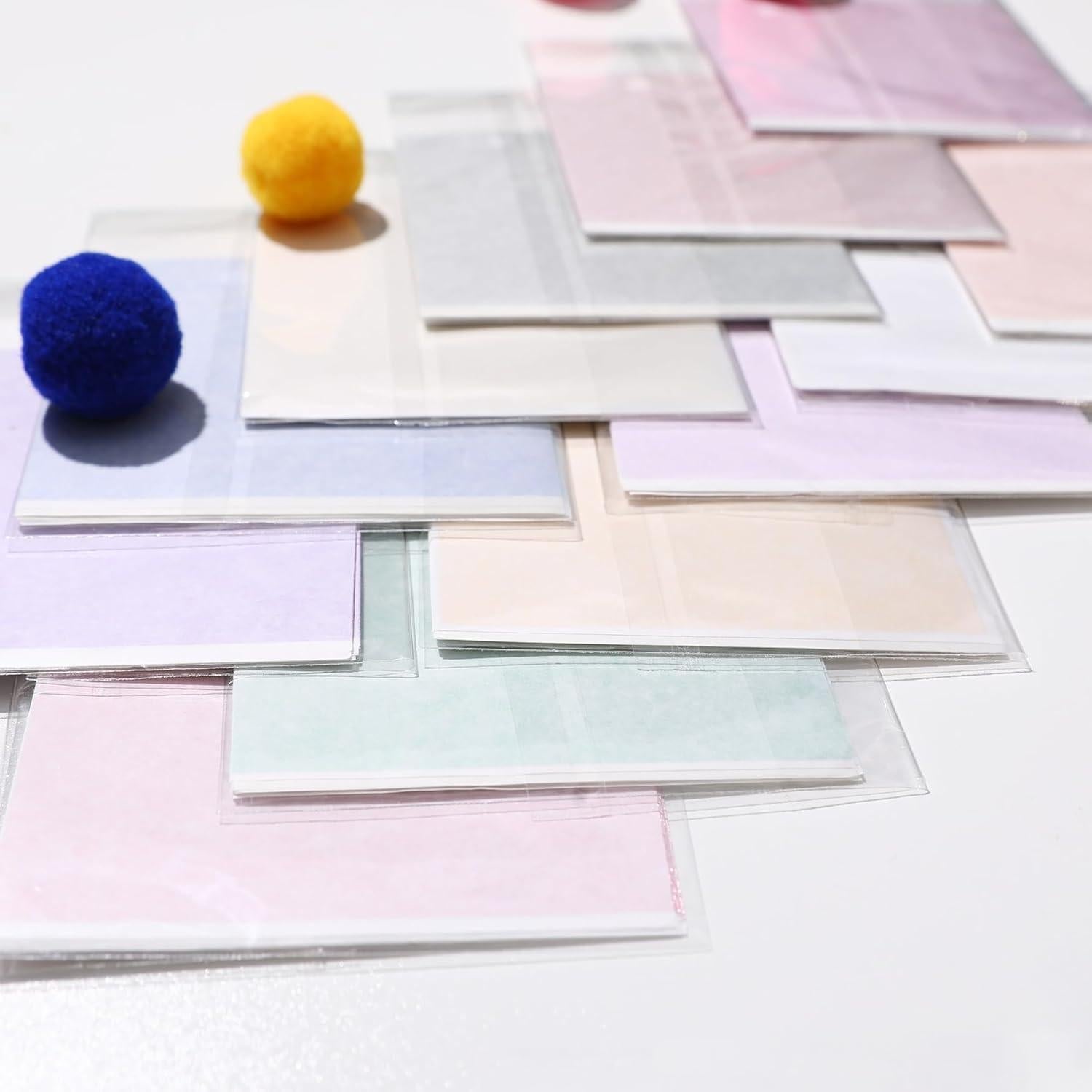 Hojas de Oro KINNO 12 Colores 120 Hojas 8x8.5 cm para Manualidades