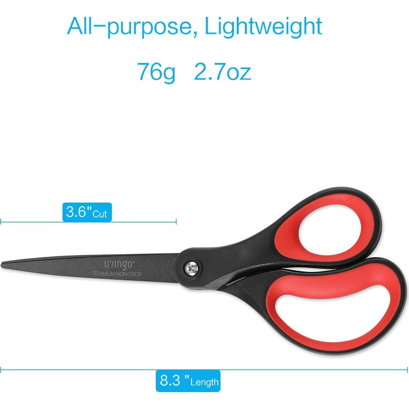 Tijeras LIVINGO 2 Pack 20.32 cm Titanio Antiadherente