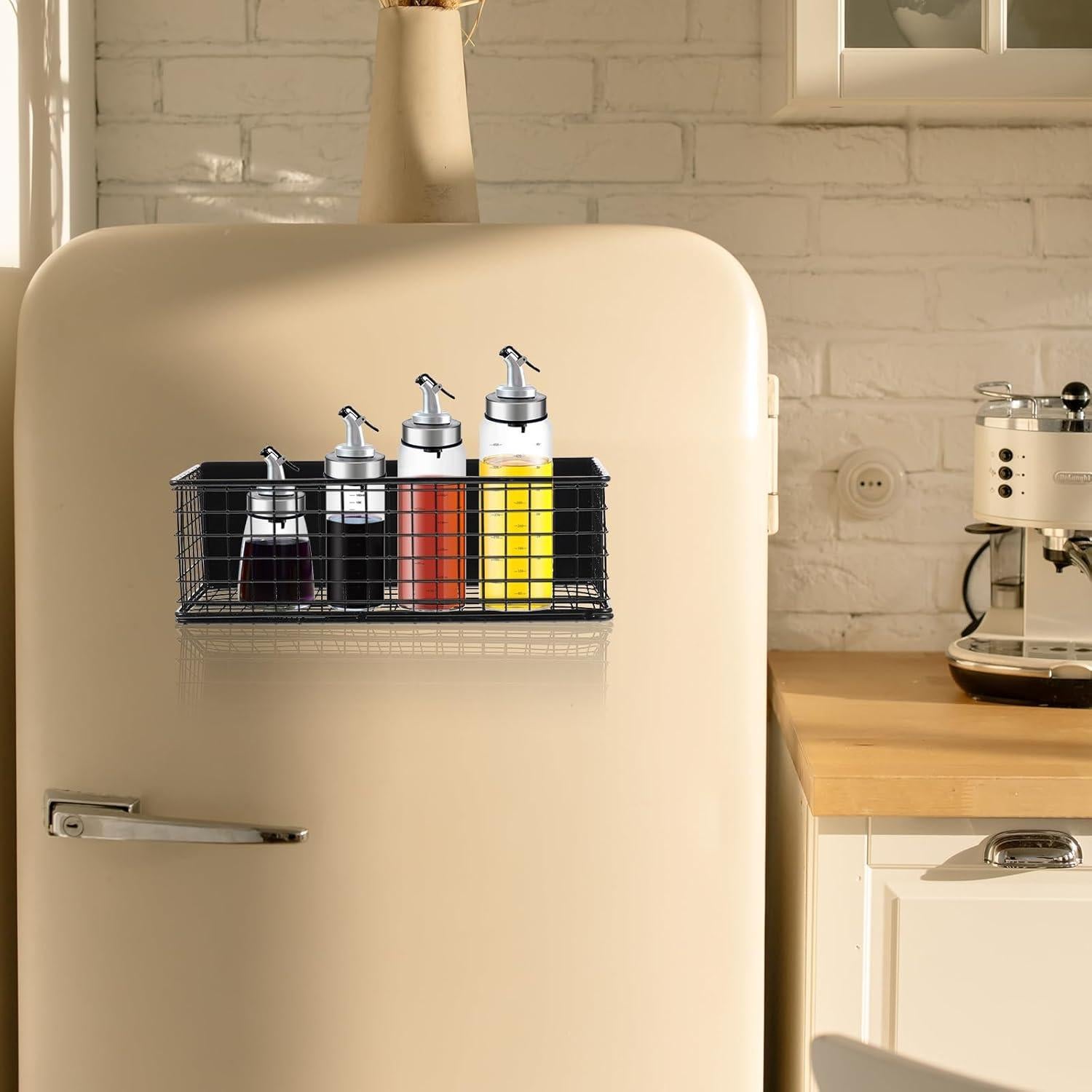 Estante Magnético Cabilock para Especias Negro 24.5x10cm