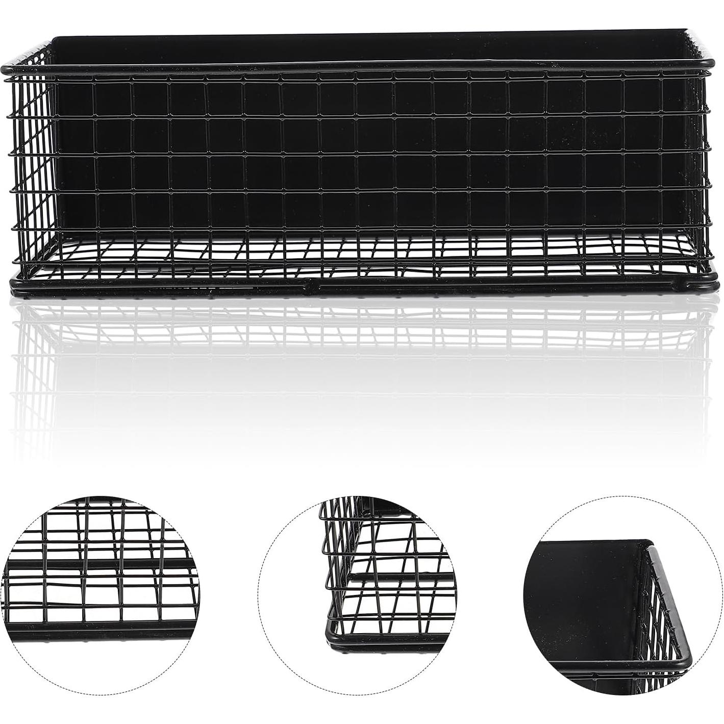 Estante Magnético Cabilock para Especias Negro 24.5x10cm