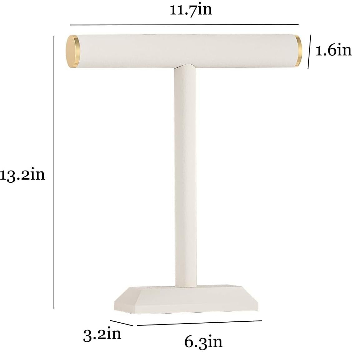 Soporte para Collares Julysky T-Bar Beige, Organizador de Joyería