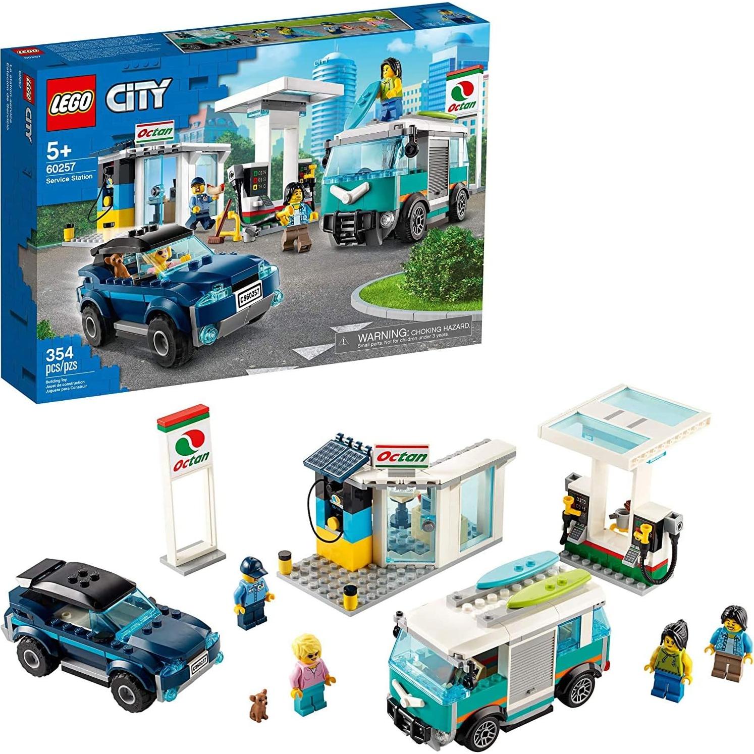 LEGO Ciudad Estación de Servicio 60257 Juguete 354 Piezas