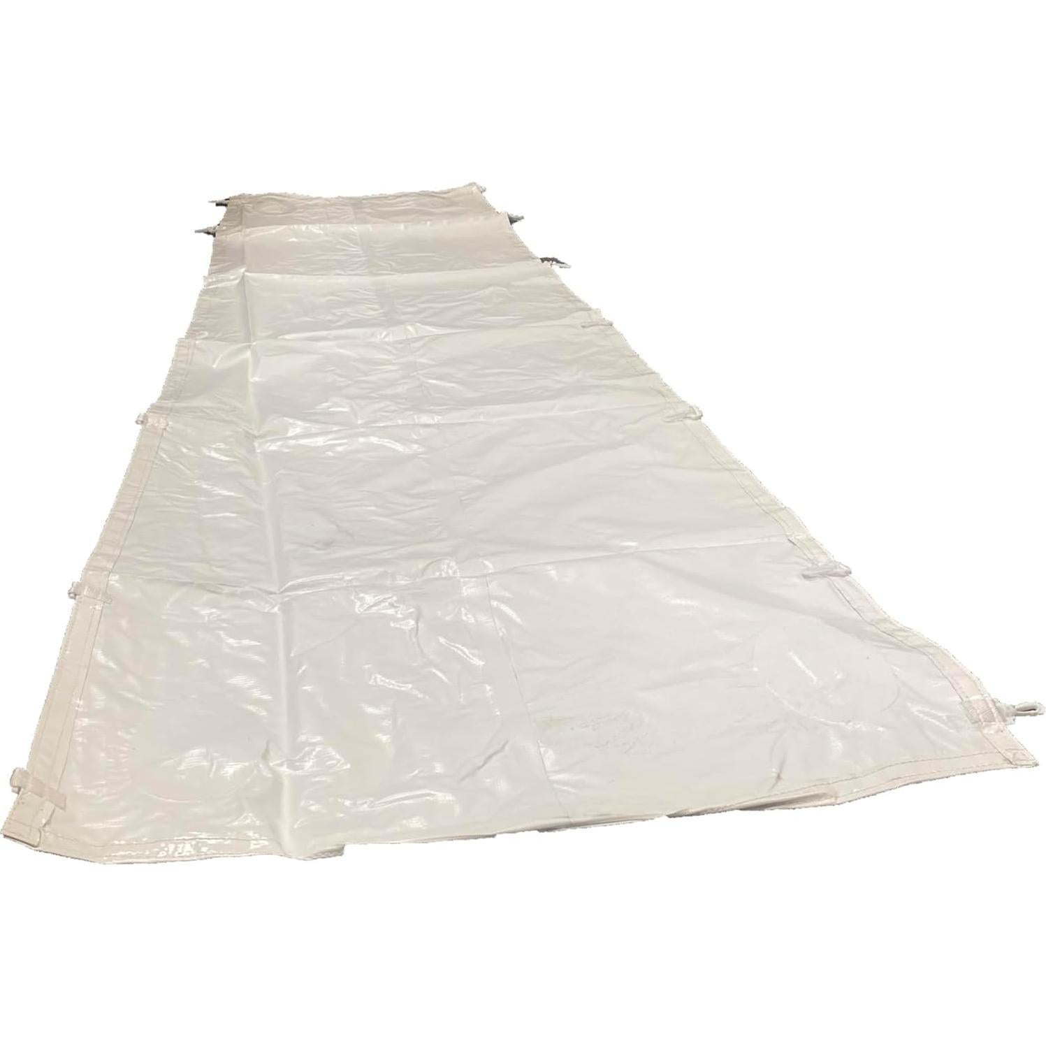 Canalón de Lluvia de Vinilo TentandTable 3m Impermeable Blanco