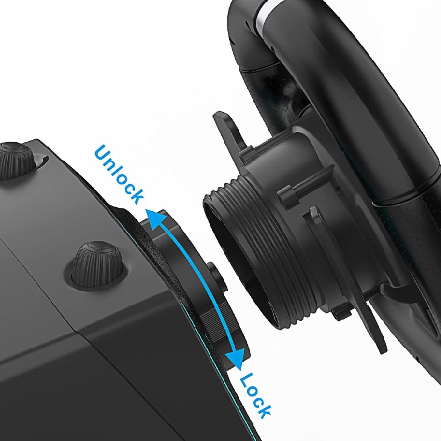 Volante de Carreras NBCP 1080° con Pedales y Embrague