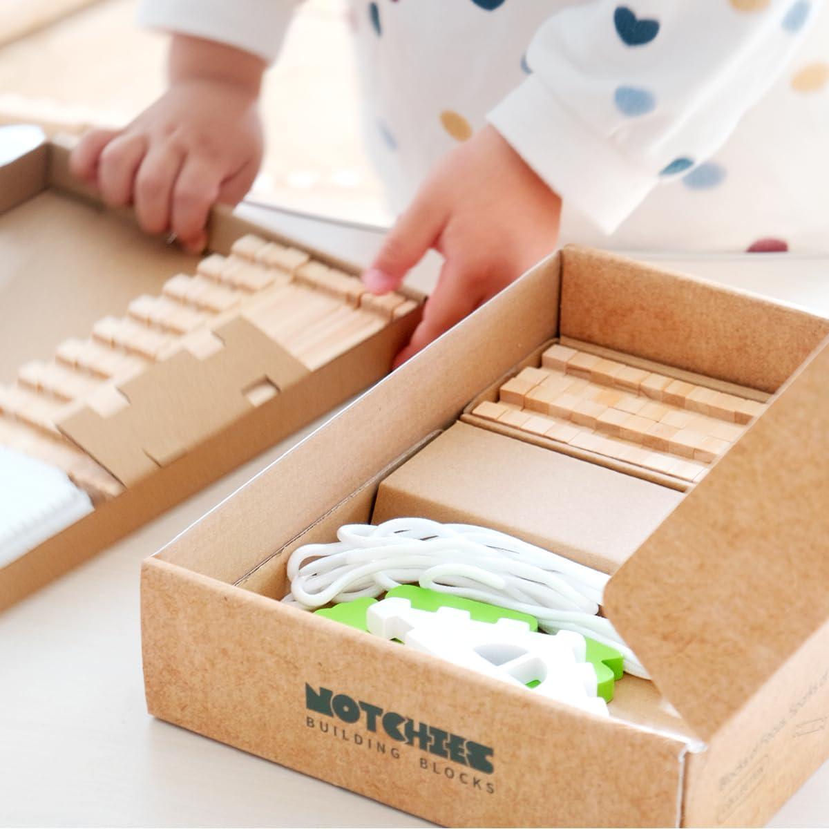 Bloques de Madera Jovi-mindly Casa de Ensueño 107 pcs