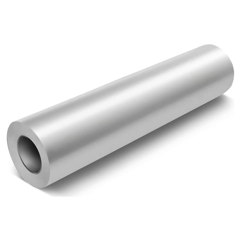 Vinilo Adhesivo Permanente VViViD Plata Brillante 2.13 m x 30 cm