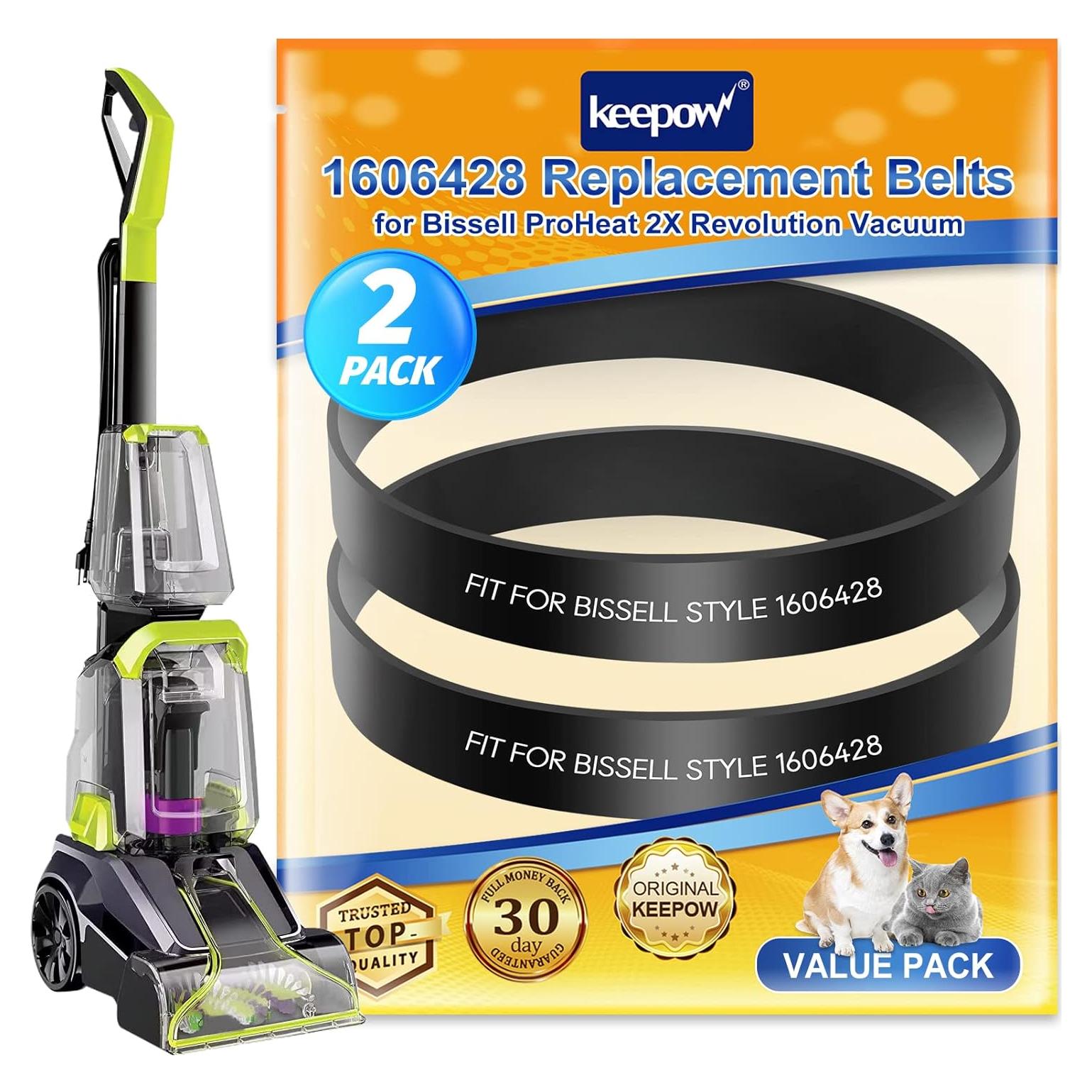 Cinturones de Reemplazo KEEPOW para Bissell ProHeat 2X - Paquete de 2