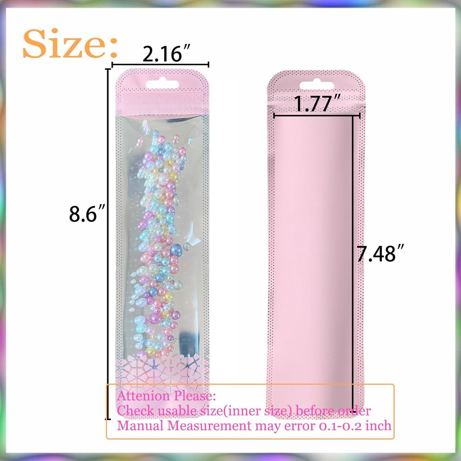 Bolsas Holográficas Reutilizables BOBECI 100 Pcs 5.5x22cm