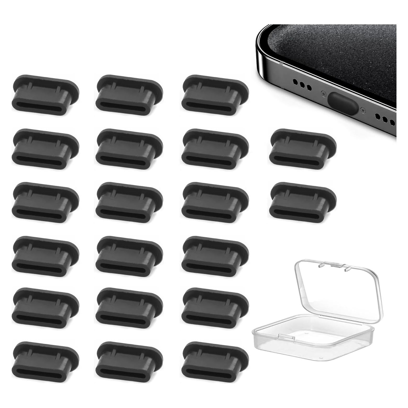 Paquete de 20 Tapones Antipolvo USB C OPSFALCON - Silicona