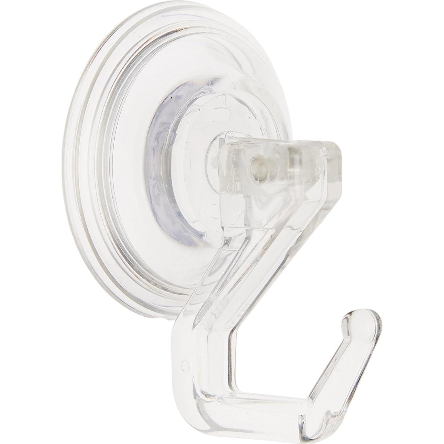 Ganchos de Succión InterDesign, Juego de 6, Transparente