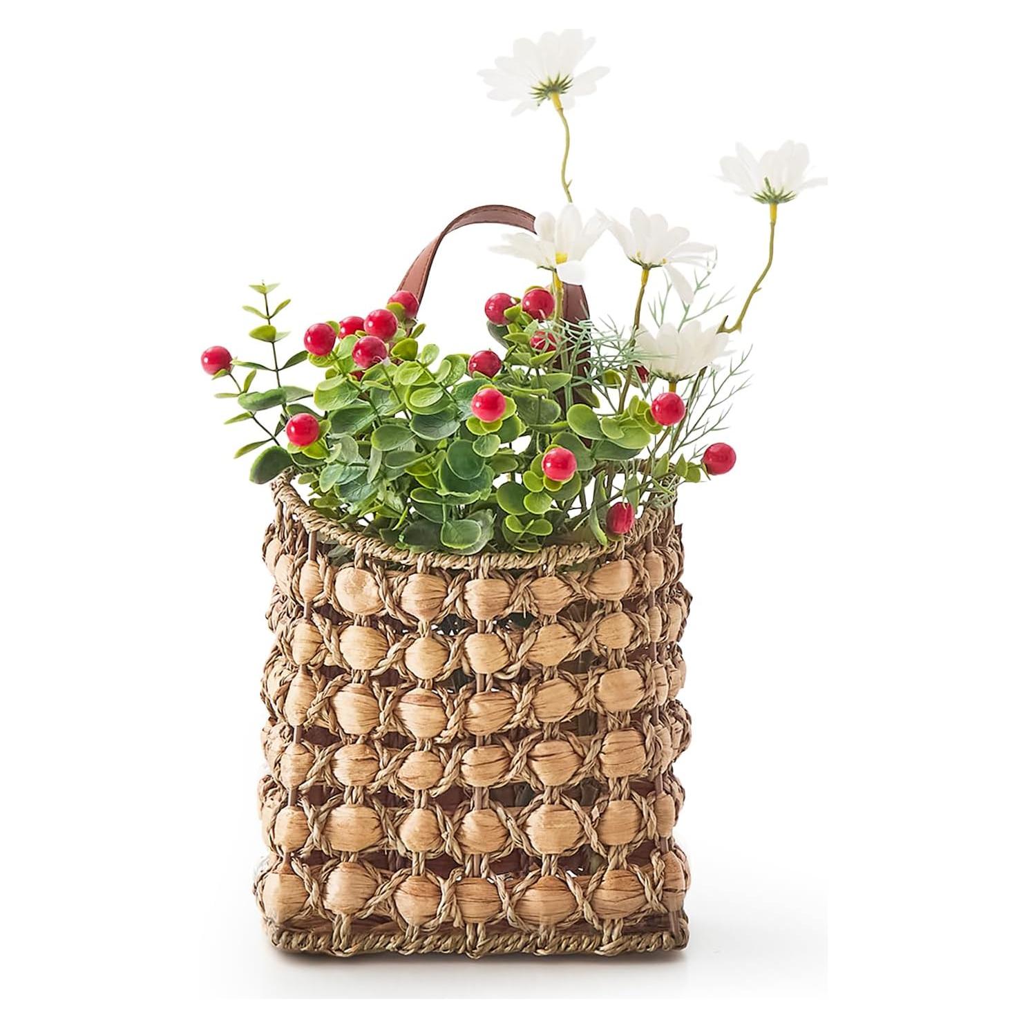 Cesta Colgante LGENHOOM Boho 22.86x9.91x17.78 cm