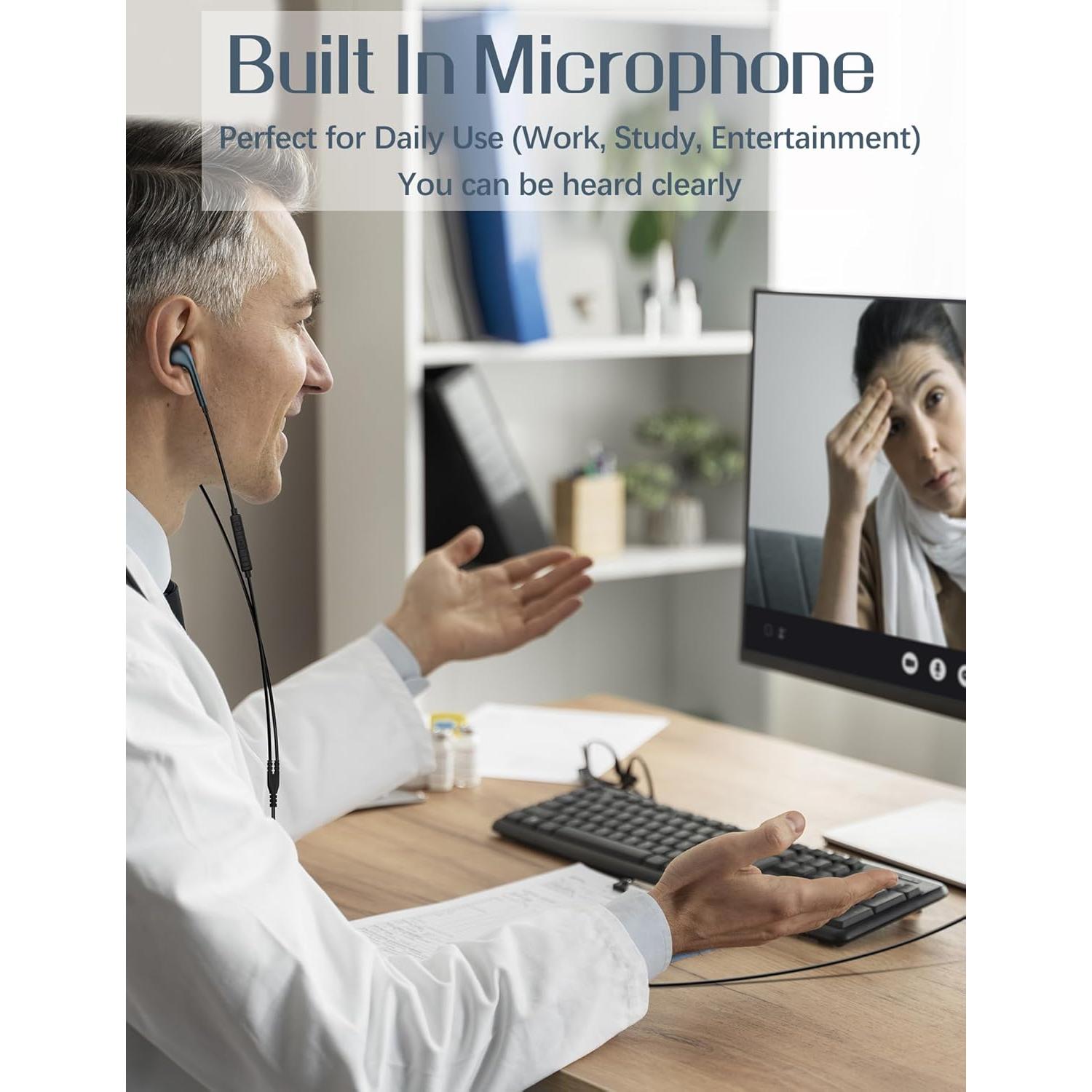 Auriculares USB con micrófono SOLMIMI 2m para PC y PS4/PS5