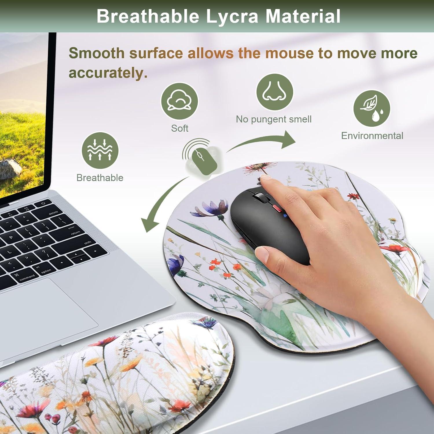 Alfombrilla de Ratón Ergonómica MOLKM001 con Reposamuñecas