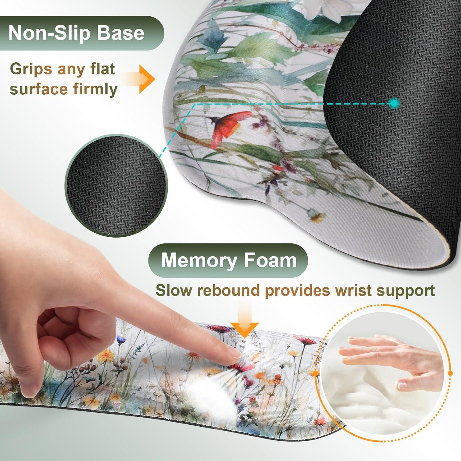 Alfombrilla de Ratón Ergonómica MOLKM001 con Reposamuñecas