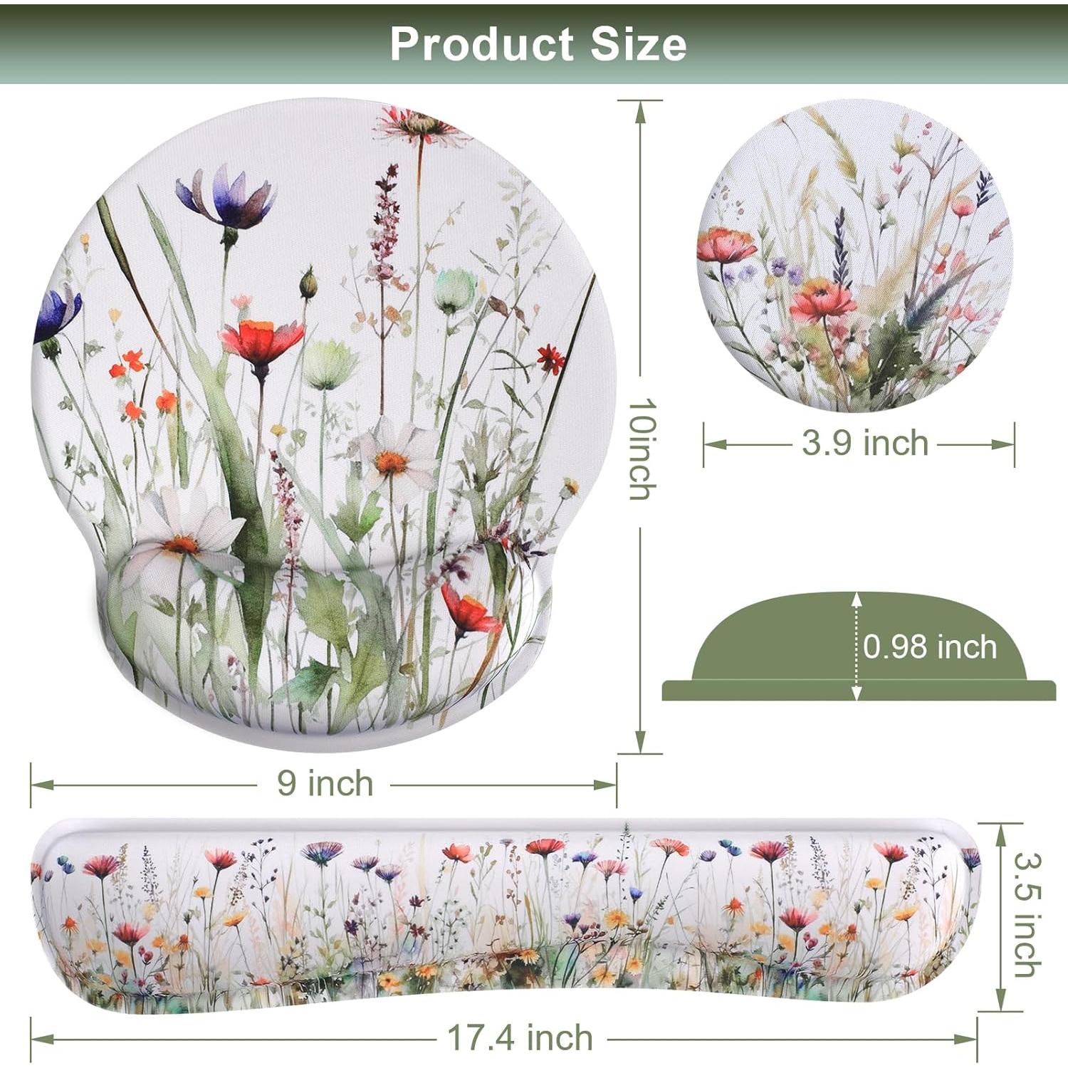 Alfombrilla de Ratón Ergonómica MOLKM001 con Reposamuñecas