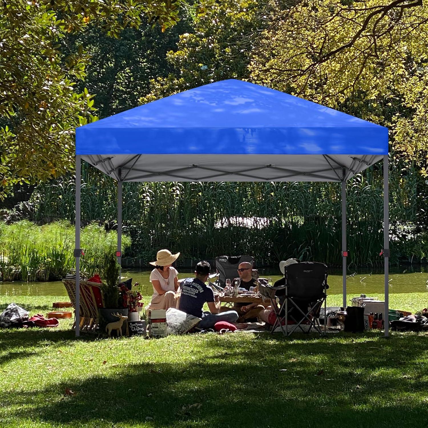 Carpa Plegable ABCCANOPY 3x3m Azul con Accesorios