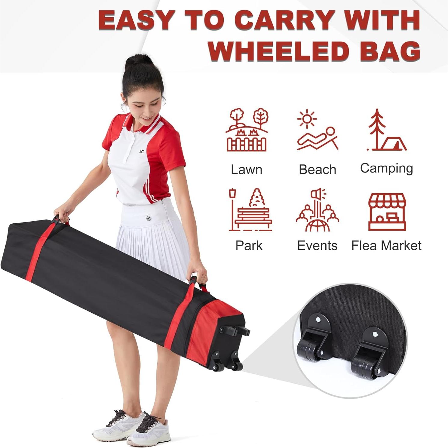 Carpa Plegable ABCCANOPY 3x3m Azul con Accesorios