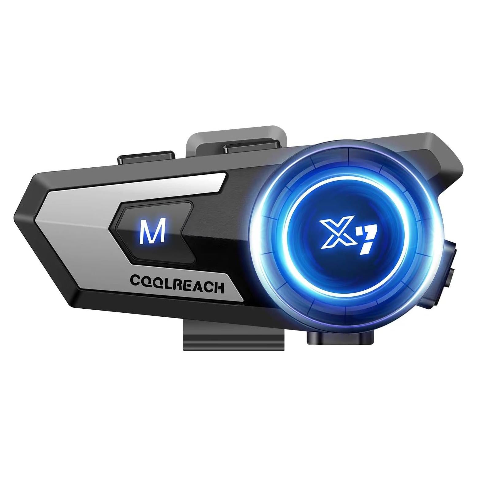 Auricular Bluetooth KHPTOP X7 para Motocicleta, 90h Reproducción