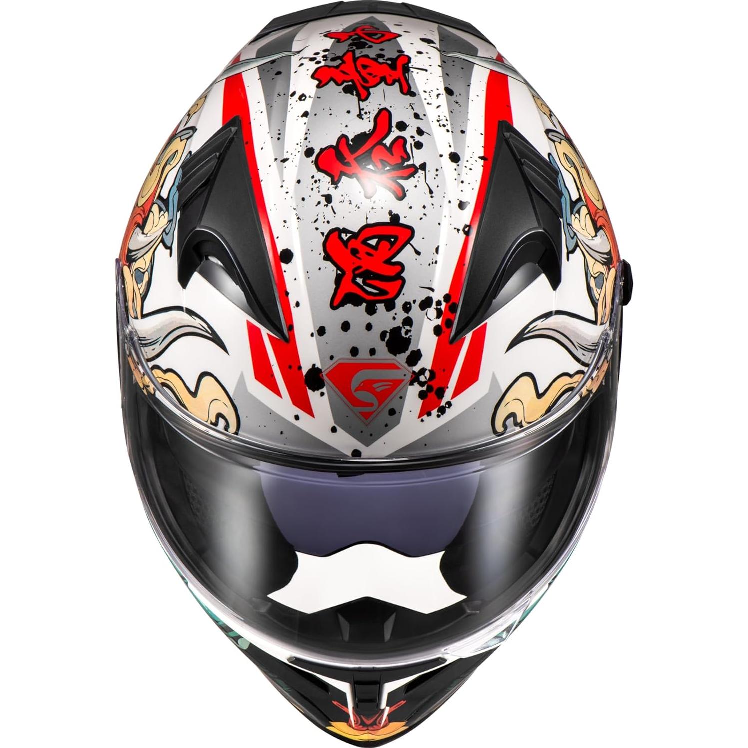 Casco de Moto Integral Spirit Samurai Blanco X-Large