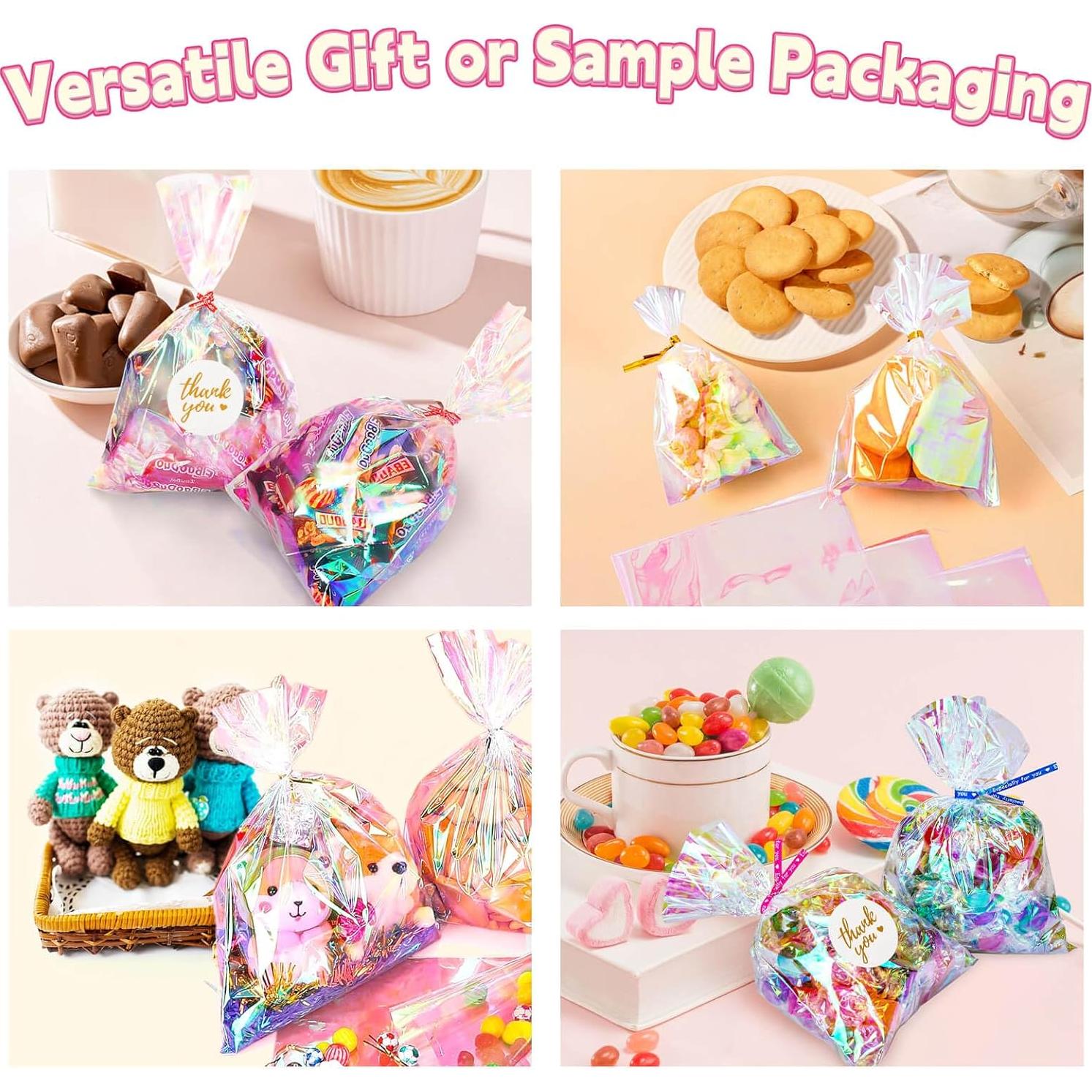 Bolsas de Cellophane Iridiscentes Cherodada 20x28 cm - 100 Pcs