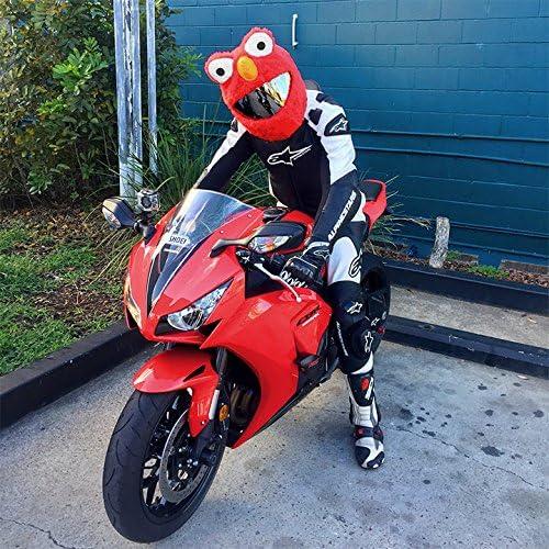 Cubierta de Casco MotoLoot Roja para Motocicleta