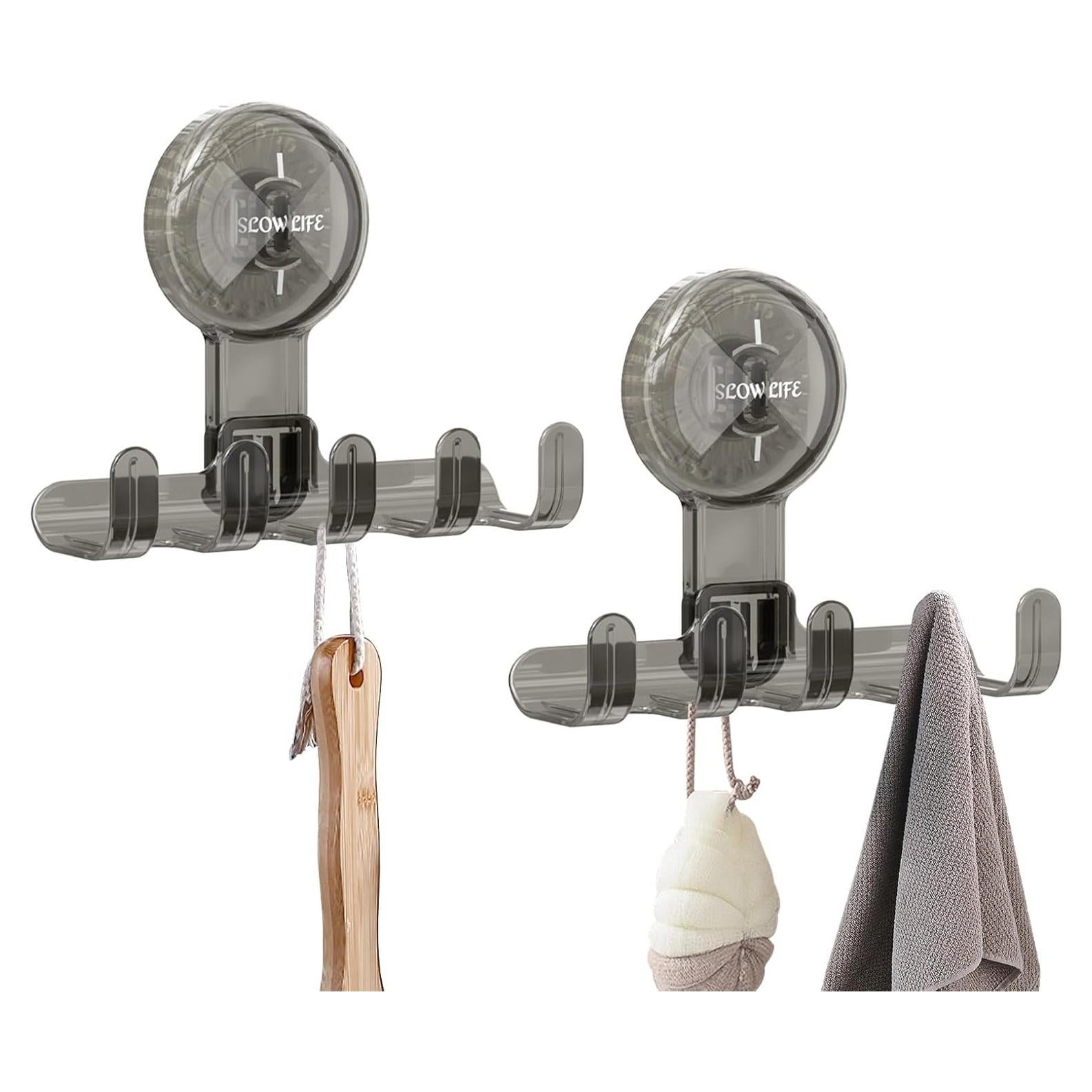 Gancho de Ventosa VAN CADENE 2 Paquetes para Ducha 14.2cm