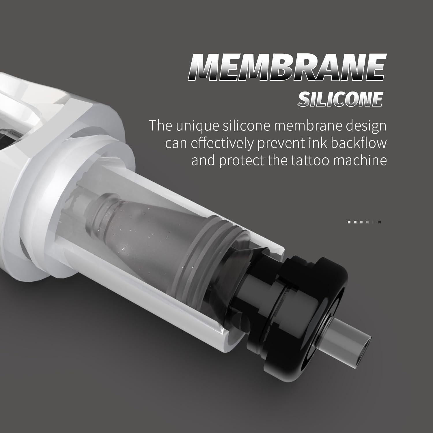 Agujas de Cartucho para Tatuaje OFEYLE 20pcs RL RS RM M1