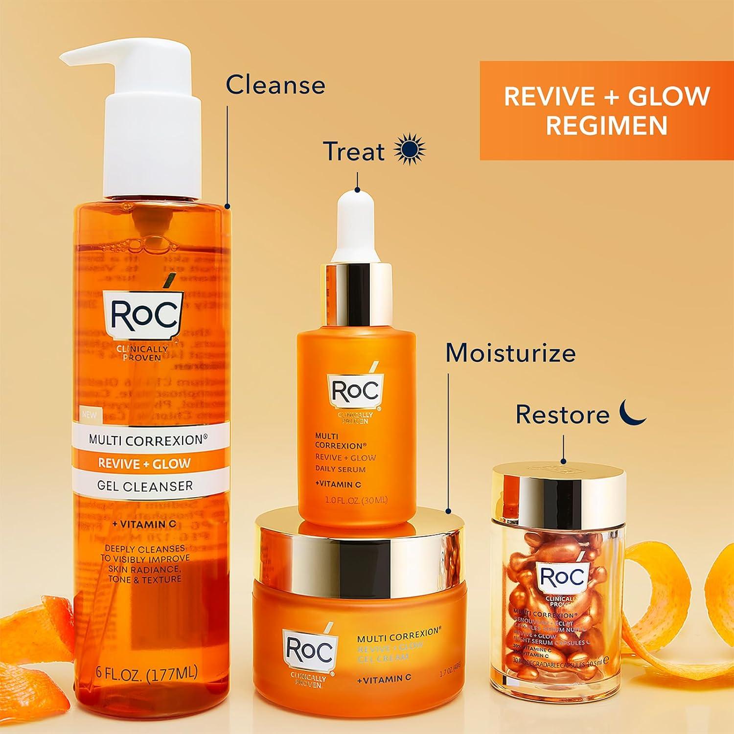 Suero Revive + Glow RoC 10% Vitamina C 28g Antienvejecimiento