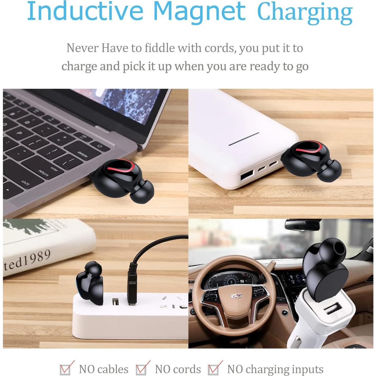 Auricular Inalámbrico Bluetooth MALIHOO Q30 Negro 6 Horas