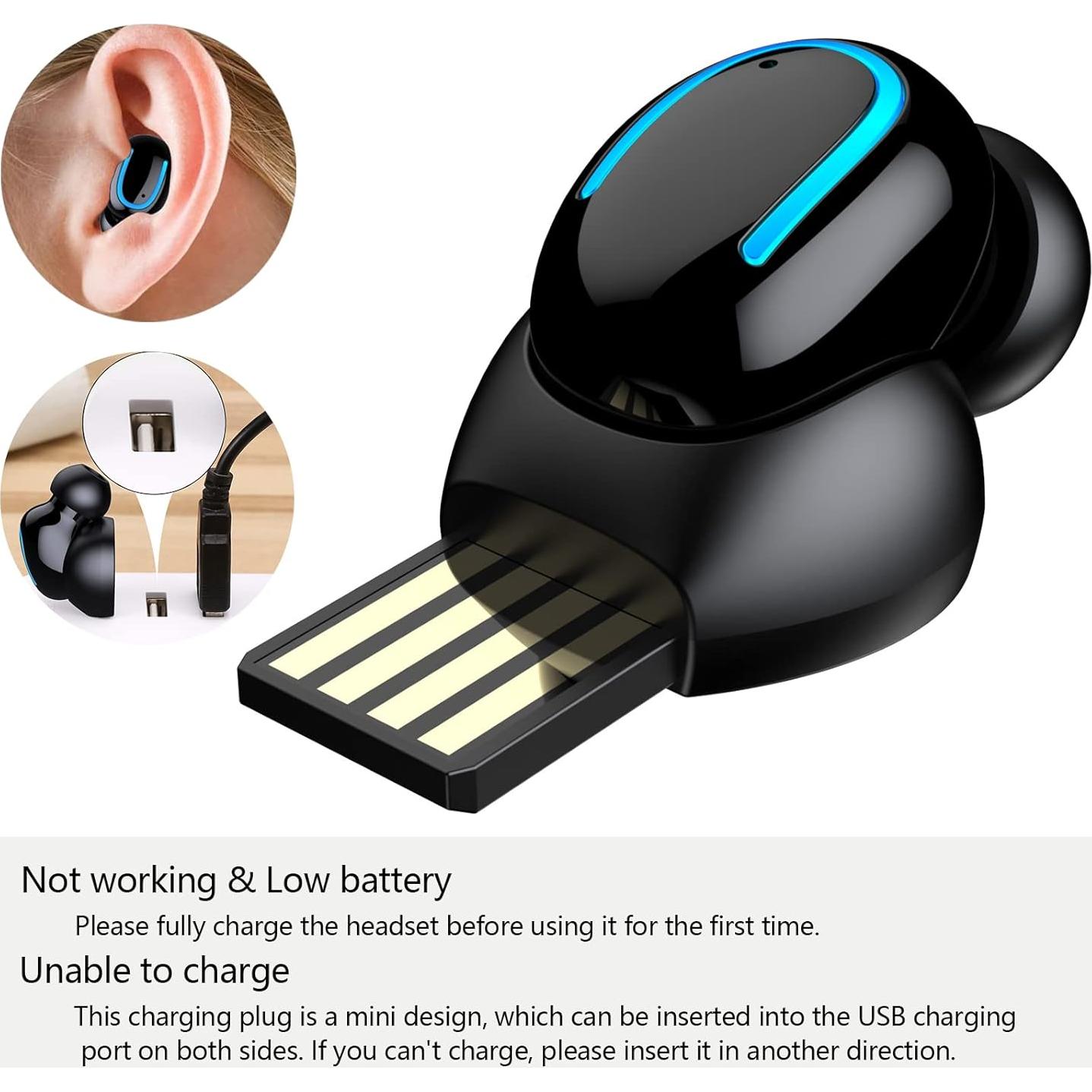 Auricular Inalámbrico Bluetooth MALIHOO Q30 Negro 6 Horas