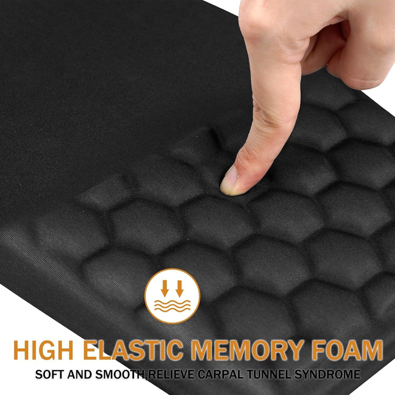 Almohadilla de Ratón Ergonómica BOCHEERY con Soporte Muñeca 30.5x20.0 cm