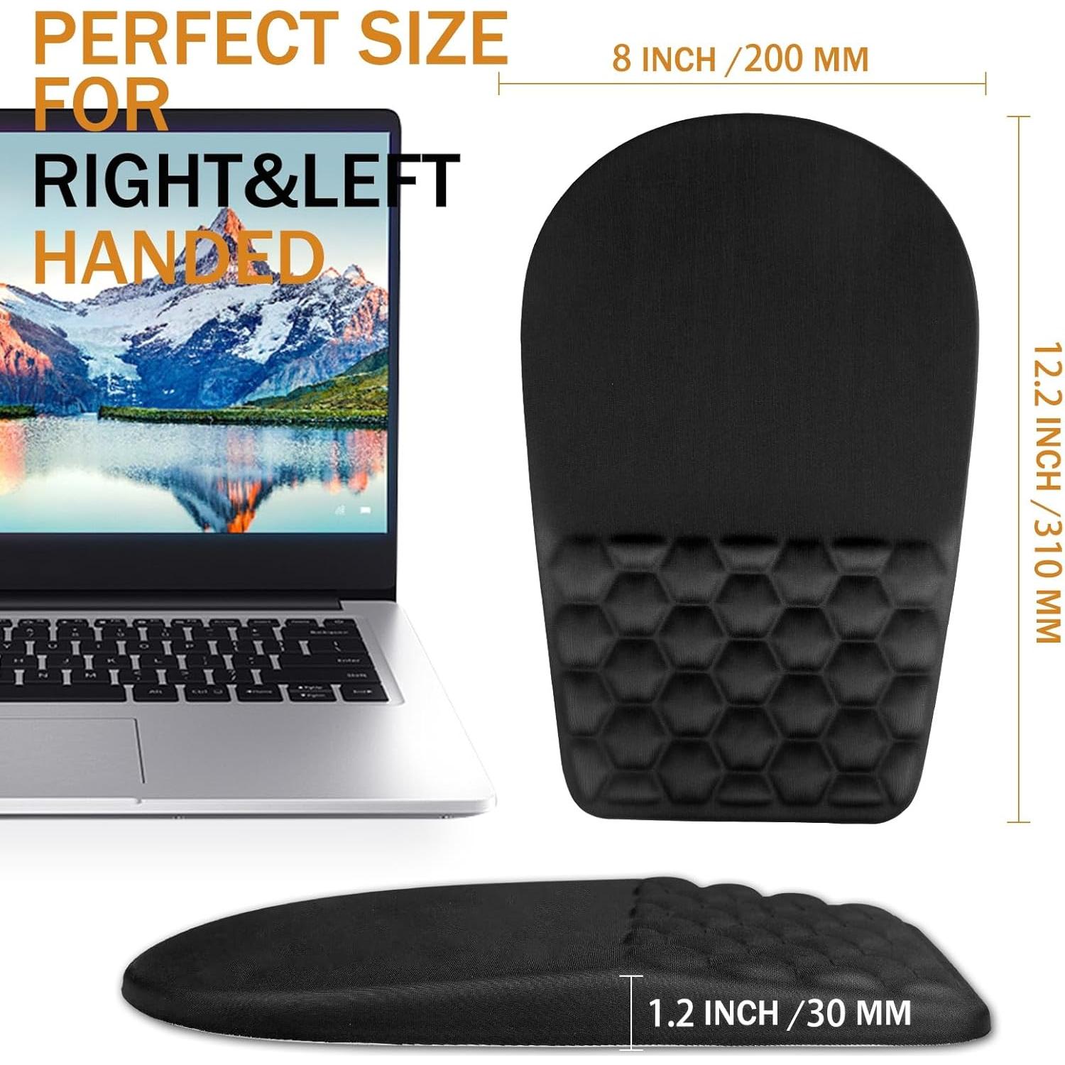 Almohadilla de Ratón Ergonómica BOCHEERY con Soporte Muñeca 30.5x20.0 cm