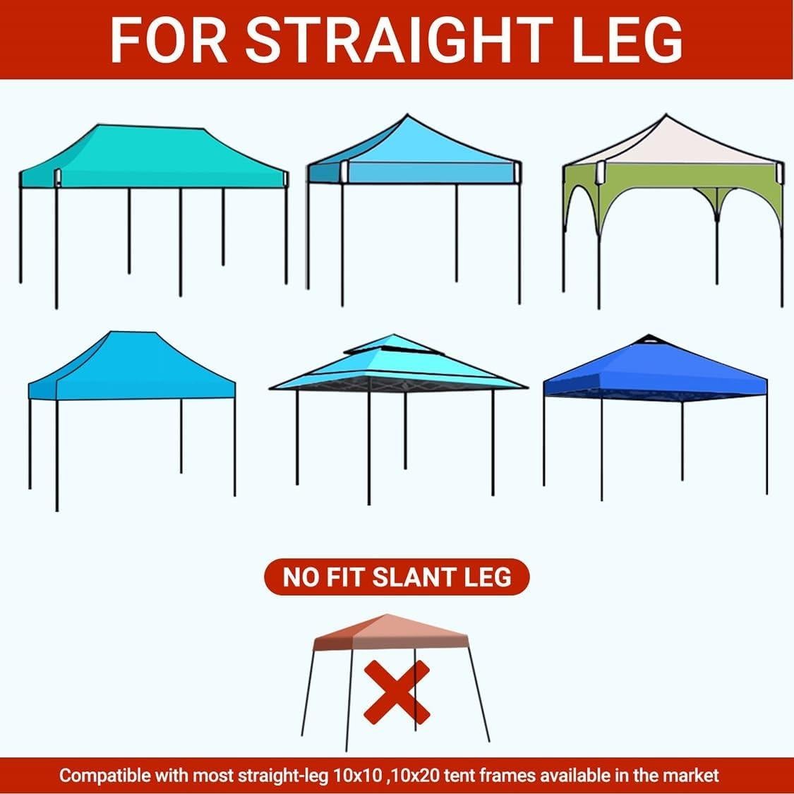 Pared Lateral Canopy 10x10 CLAETF Negra Impermeable UV