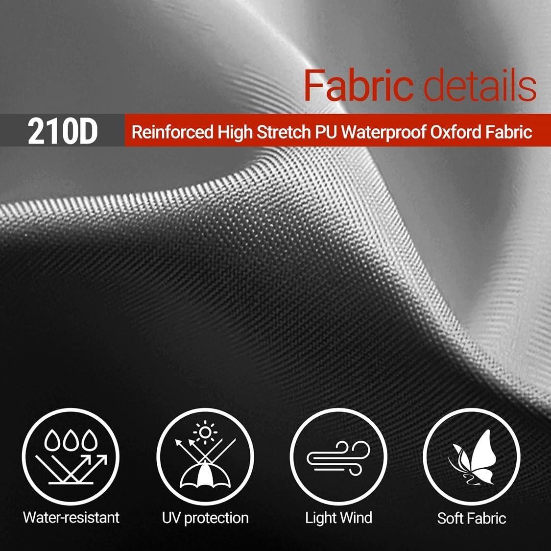 Pared Lateral Canopy 10x10 CLAETF Negra Impermeable UV