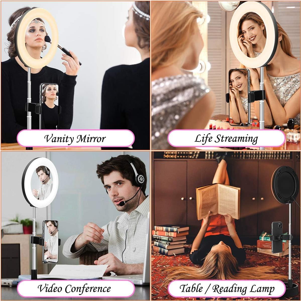 Luz de Anillo LED Dimmable Regal Signature G3 16cm con Soporte