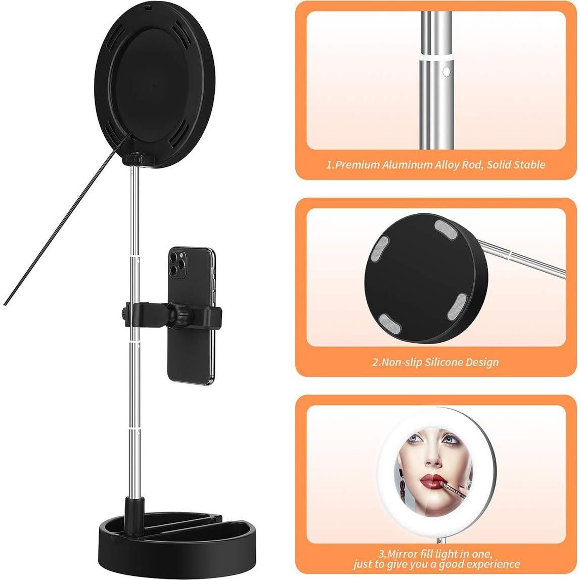 Luz de Anillo LED Dimmable Regal Signature G3 16cm con Soporte