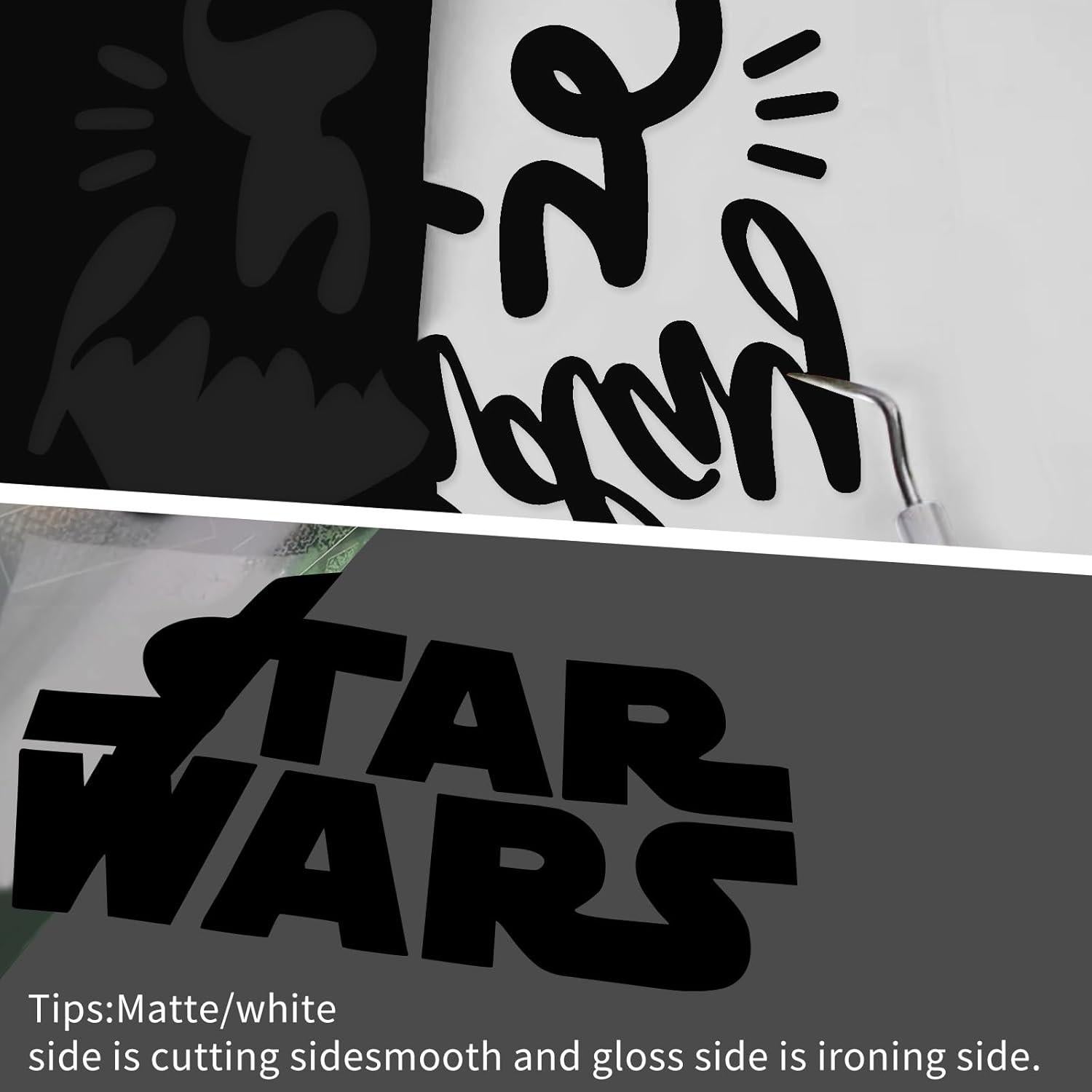 Vinilo de Transferencia de Calor SYCYKA Negro 30.48 cm x 3.05 m