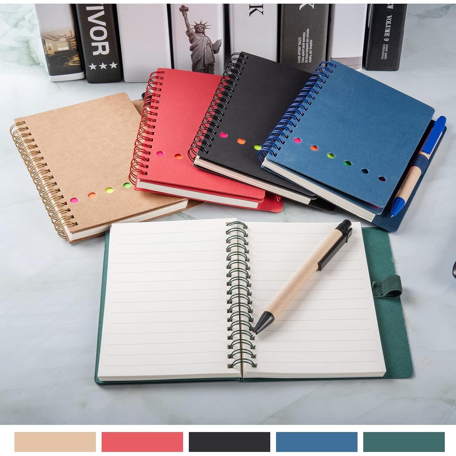 2 Paquetes Cuadernos Espirales WILFANS con Notas Adhesivas