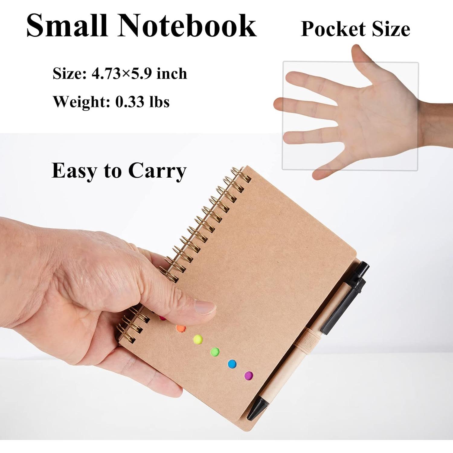 2 Paquetes Cuadernos Espirales WILFANS con Notas Adhesivas