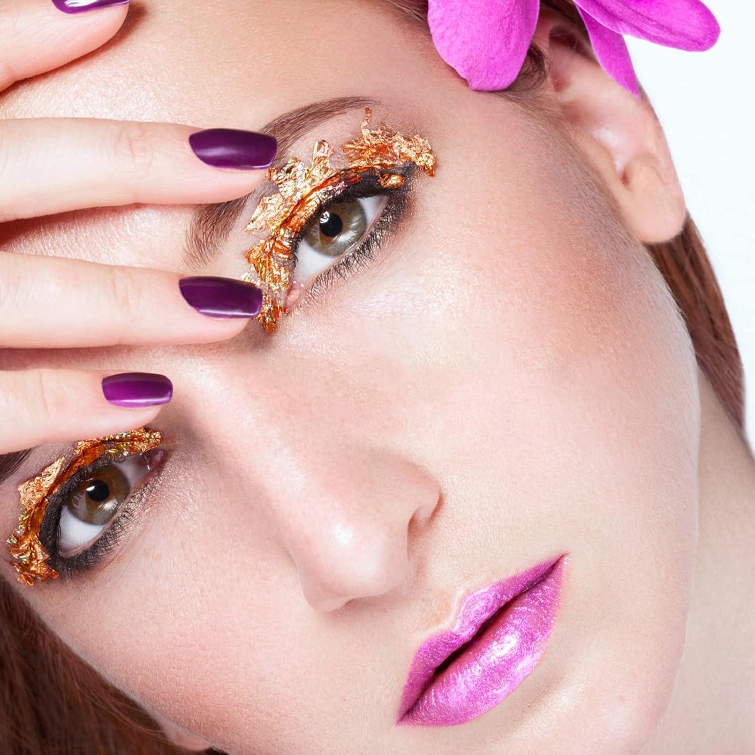 600 Hojas de Oro Imitación KIRIN 14x14 cm 6 Colores para DIY