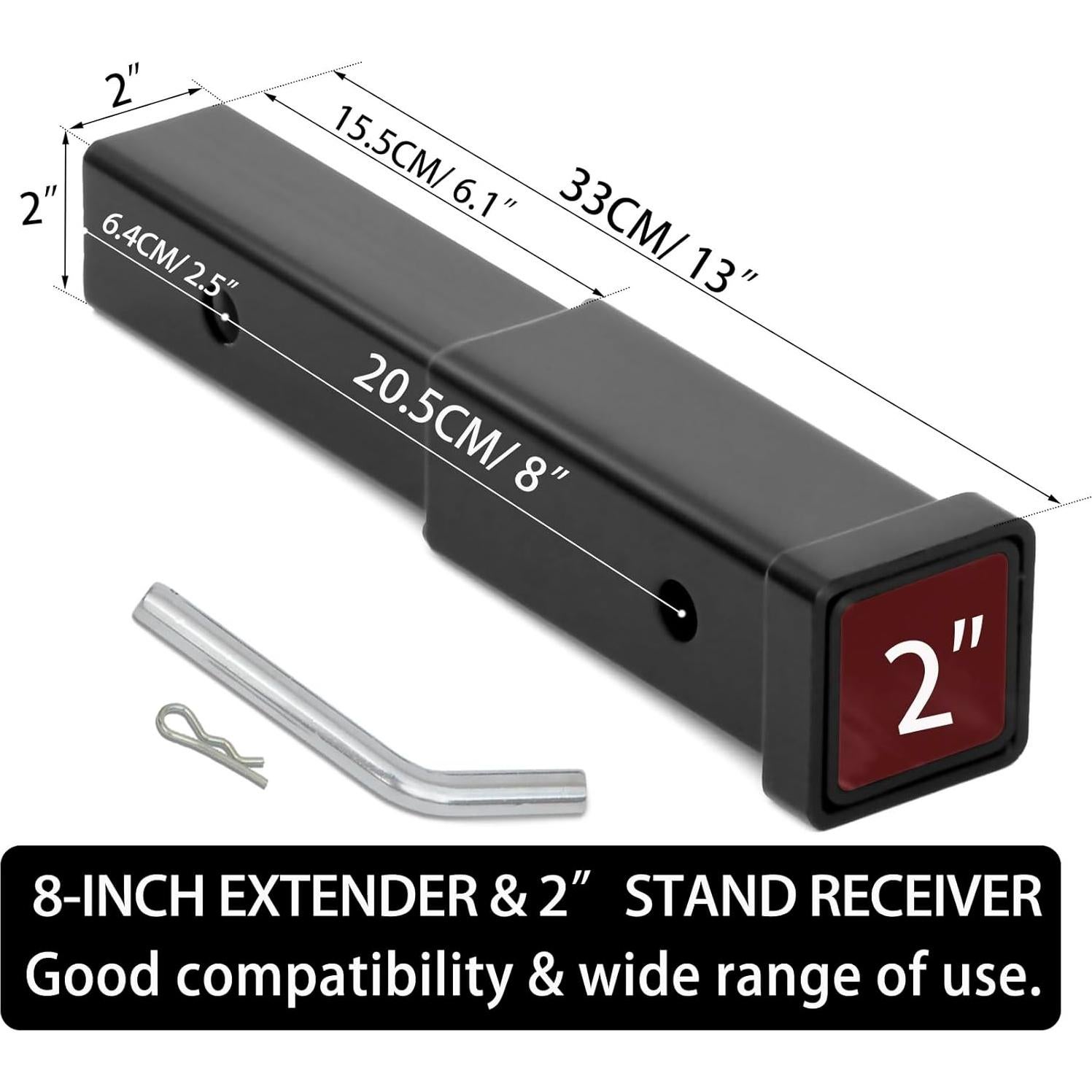 Extensor de Enganche de Remolque Taelakeni 20.32 cm 2268 kg