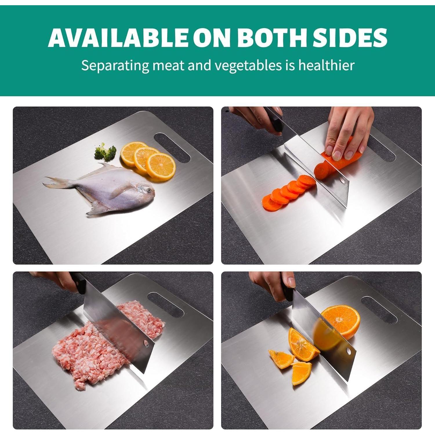 Tabla de Cortar de Titanio Genérica 30.48x20.32 cm A Prueba de Lavavajillas