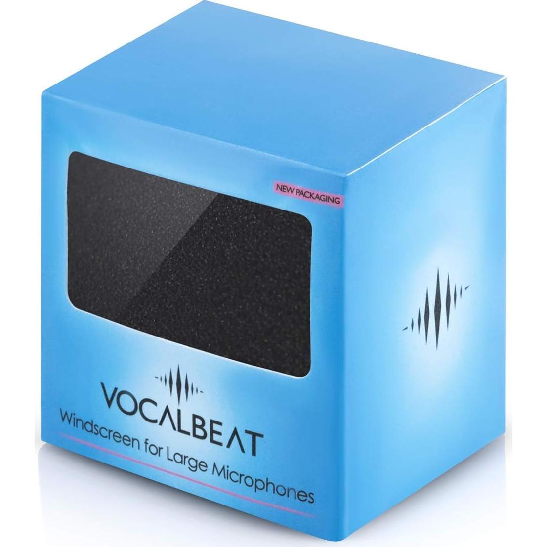 Foam Windscreen for Blue Yeti Microphone - Pop Filter Cover made from Quality Sponge Material that Filters Unwanted Recording and Background Noises - Black Color