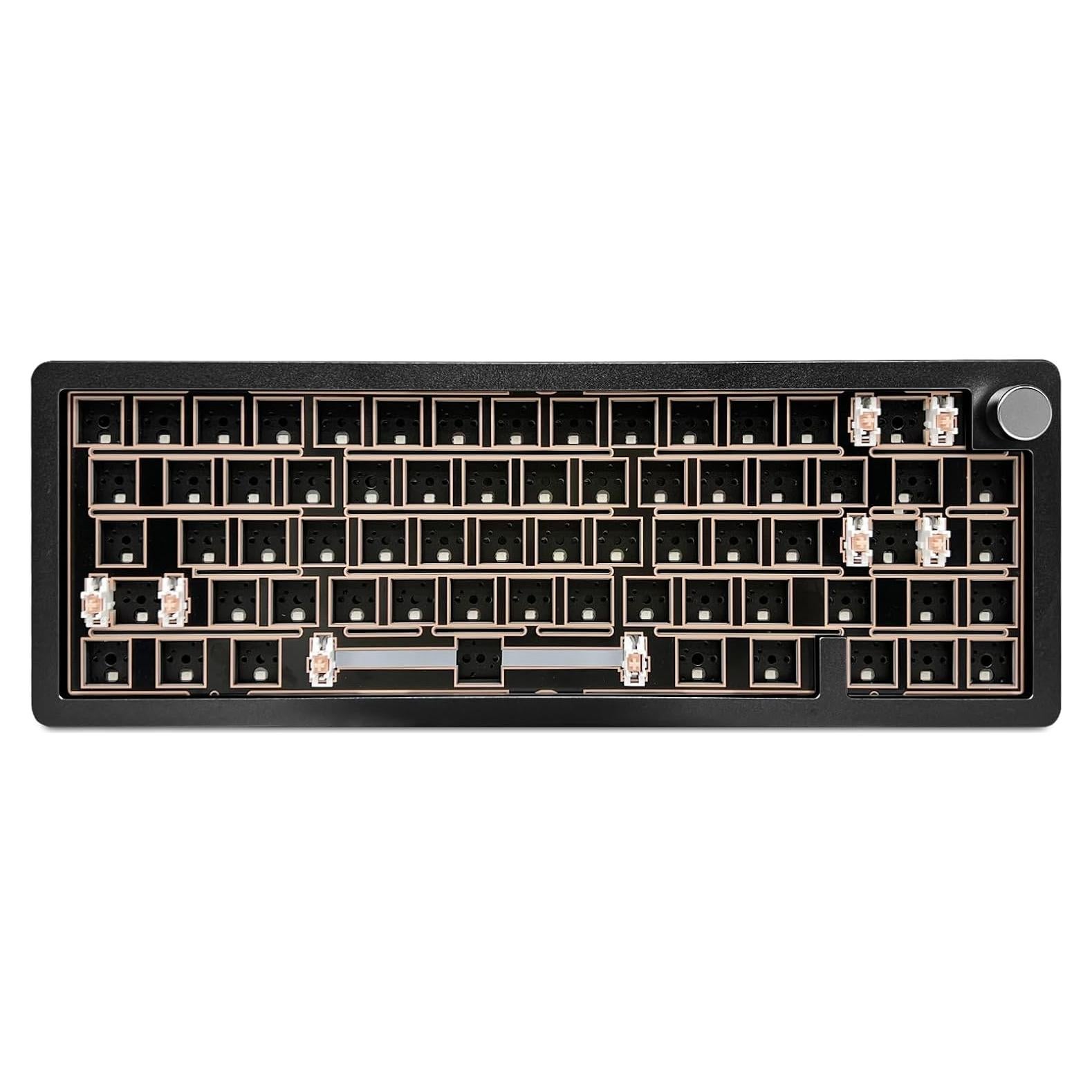 Teclado Mecánico BOYI GMK67 65% RGB Aluminio Hot-Swappable