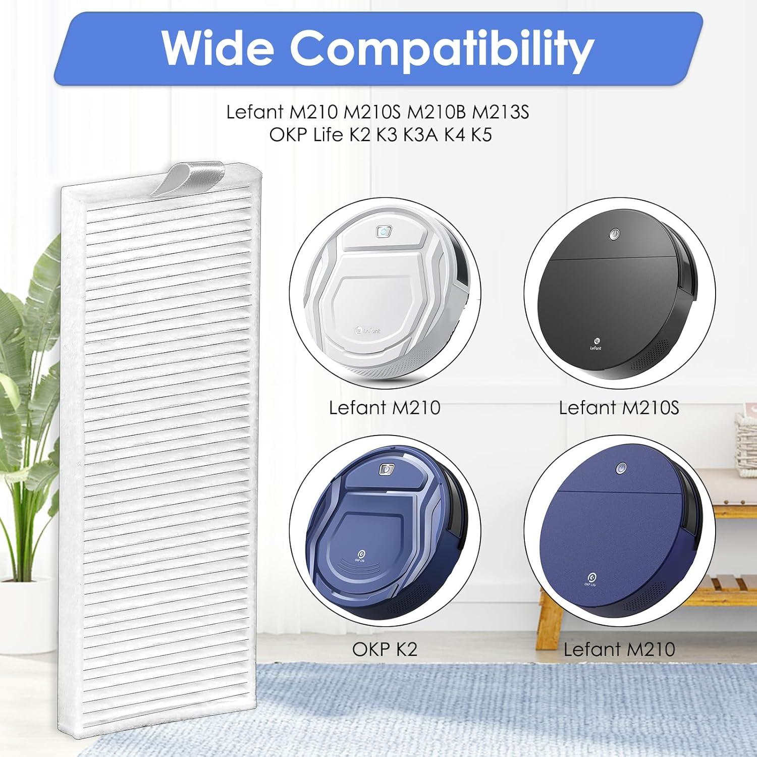 10 Filtros HEPA FILTERIST para Lefant M210B M213S M210 M213