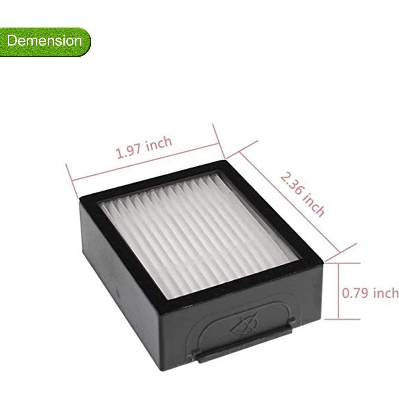 Filtros HEPA Fuyoda 6 Paquete Compatible iRobot Roomba E&I